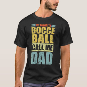 Mens mein Lieblingsbucce Ball nennt mich Vater Vat T-Shirt