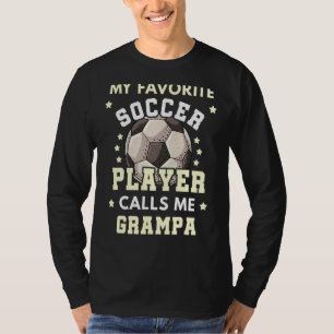 Mens mein Lieblingsfußballspieler nennt mich Gramp T-Shirt