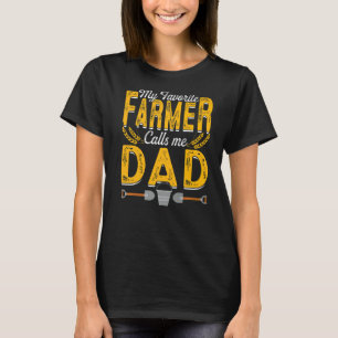 Mens Mein liebster Bauer nennt mich Vater Papa züc T-Shirt