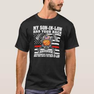 Mens mein Sohn im Jura hat deinen tapferen Feuerwe T-Shirt