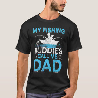 Mens, meine Angelbuddies nennen Vater Fishing Vate T-Shirt