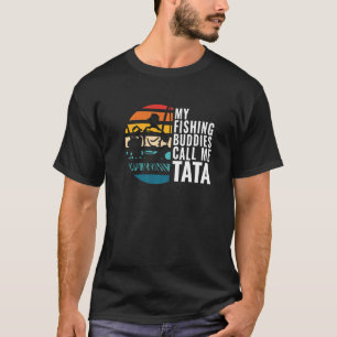 Mens meine Fischbuddies nennen mich Tata Fisherman T-Shirt