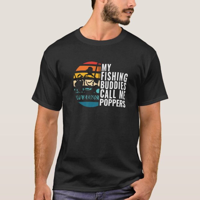 Mens, meine Fischbudgetgeber nennen mich Poppers F T-Shirt (Vorderseite)