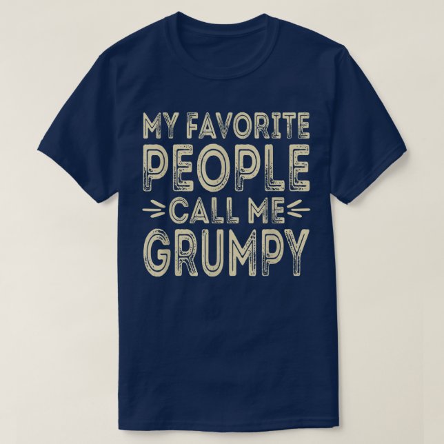Mens Meine Lieblings-Leute nennen mich gruselig Vi T-Shirt (Design vorne)