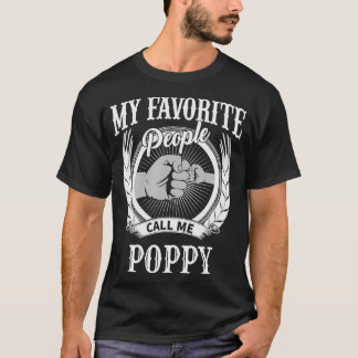 Mens meine Lieblings-Leute nennen mich Mohnopfer T-Shirt