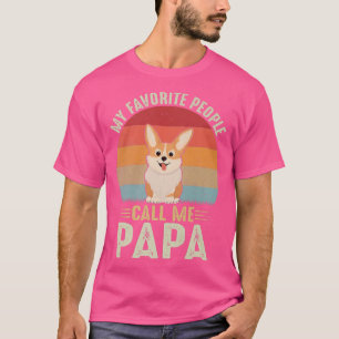 Mens Meine Lieblings-Leute nennen mich Papa Niedli T-Shirt