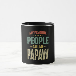 Mens Meine Lieblings-Leute nennen mich Papaw-Gesch Tasse