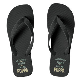 Mens Meine Lieblings-Leute nennen mich Poppa Flip Flops