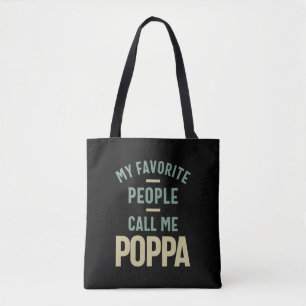 Mens Meine Lieblings-Leute nennen mich Poppa Tasche
