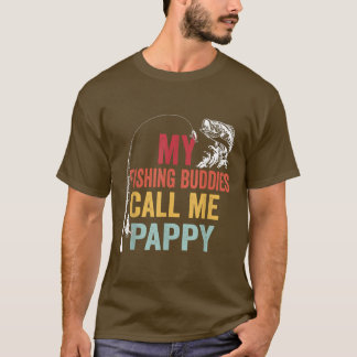 Mens meine Lieblingsfischbuddies nennen mich Pappe T-Shirt