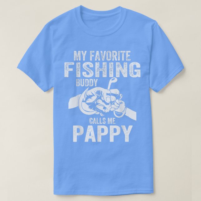 Mens meine Lieblingsfischbuddies nennen mich Pappe T-Shirt (Design vorne)