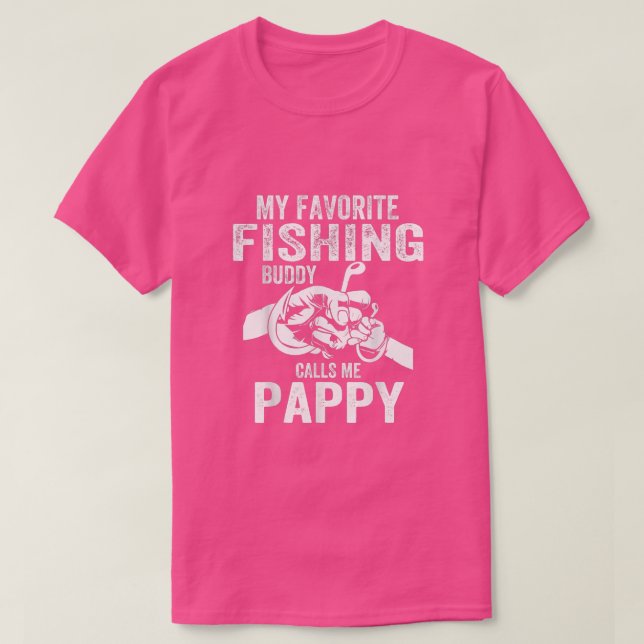 Mens meine Lieblingsfischbuddies nennen mich Pappe T-Shirt (Design vorne)