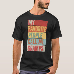 Mens meine Lieblingsmenschen nennen mich Grampen f T-Shirt