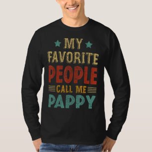 Mens Meine Lieblingsmenschen nennen mich Pappy Vin T-Shirt