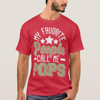 Mens Meine Lieblingsmenschen nennen mich PopsGrand T-Shirt