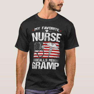 Mens Meine Lieblingsnahrung nennt mich Gramp-Pfleg T-Shirt