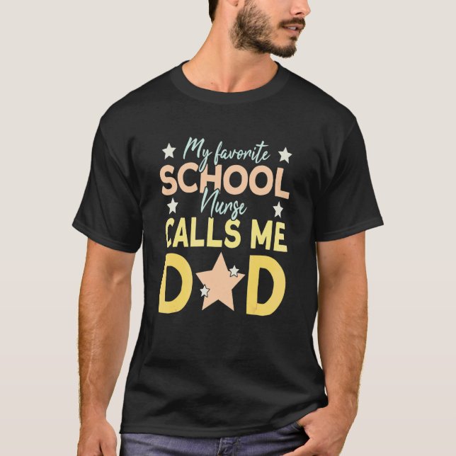 Mens Meine Lieblingsschulkur nennt mich Vater 1 T-Shirt (Vorderseite)