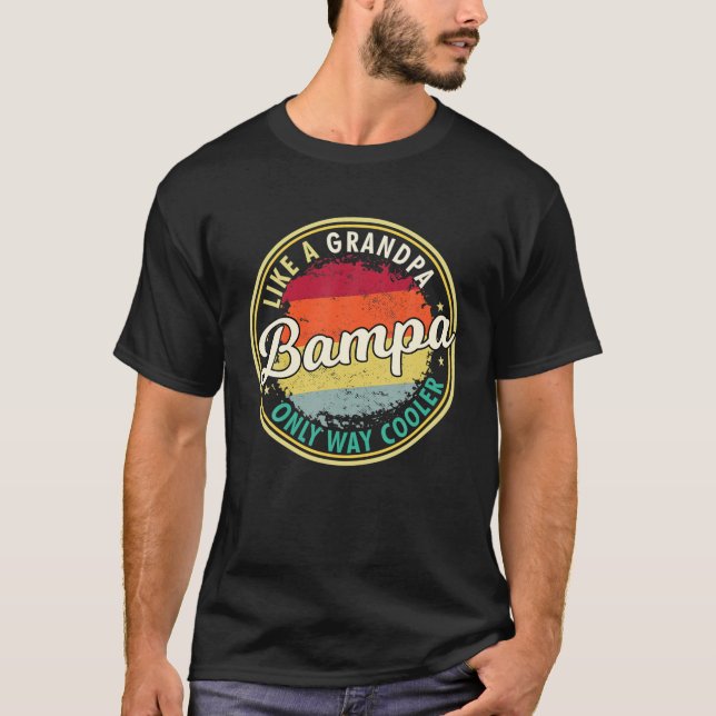 Mens Mens Bampa wie ein Opa nur sehr viel Cooler G T-Shirt (Vorderseite)