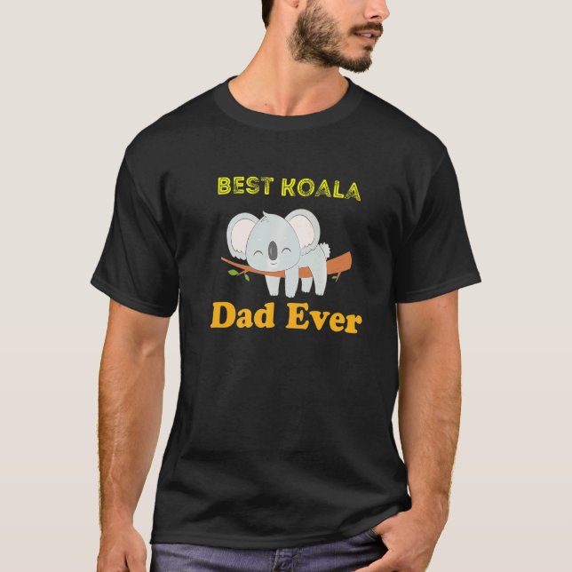 Mens Mens Best Koala Ever Daddy Koala Bear Animal  T-Shirt (Vorderseite)