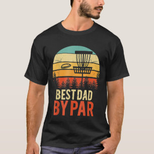 Mens Mens Best Vater Par Disc Golf Vater T-Shirt