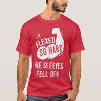Mens Men's Fleed so Hard The Sleeves Fell Off Funn