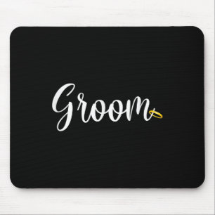 Mens Mens Groom Wedding Marry Bride Groom Bachelor Mousepad