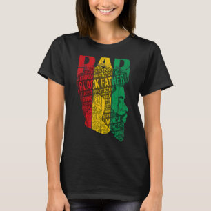 Mens Mens Strong Black Vater King African American T-Shirt