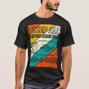 Mens Mens Vatertag Behielt ich alle Witze meines V T-Shirt