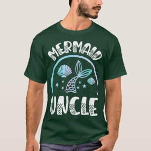 Mens Mermaid Uncle für eine Meerjungfrau T-Shirt