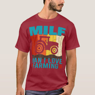 Mens MILF Mann I Liebe Landwirtschaft für Bauer T-Shirt