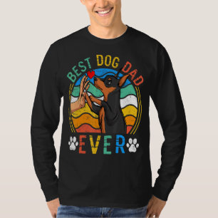 Mens Miniature Pinscher Bester Hund Vater je Hund T-Shirt