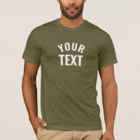 Mens Modern Bella+Leinwand Army Green Short Sleeve