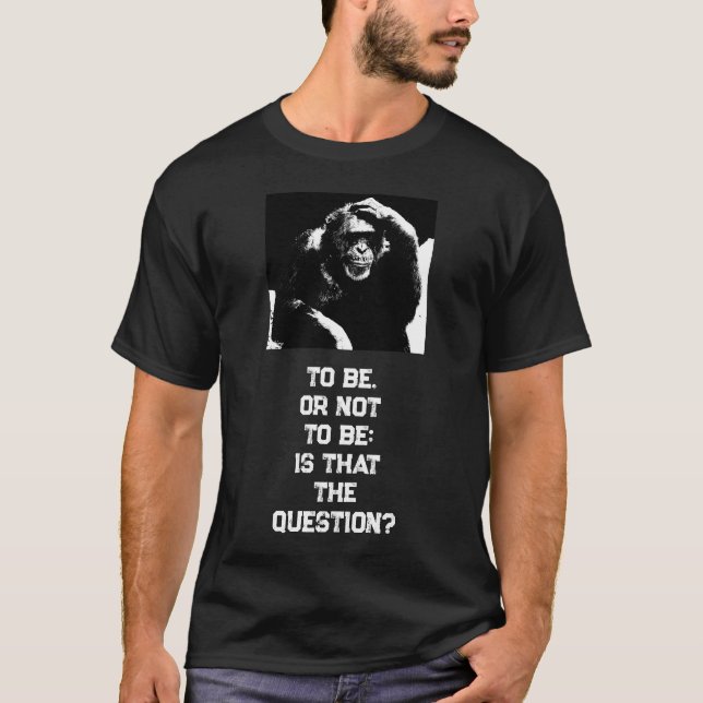 Mens Modern Template anpassbarer, gestörter Text T-Shirt (Vorderseite)