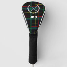Mens Monogram Golf Clubs Laurel Wreath Green Karie