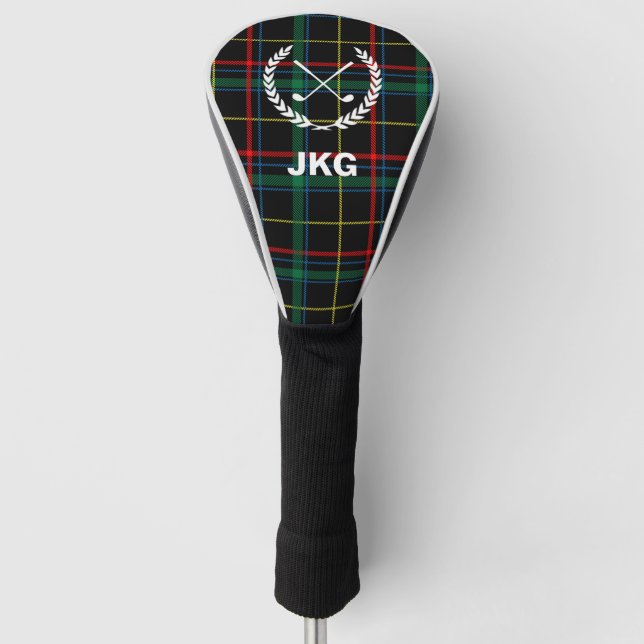 Mens Monogram Golf Clubs Laurel Wreath Green Karie Golf Headcover (Vorderseite)