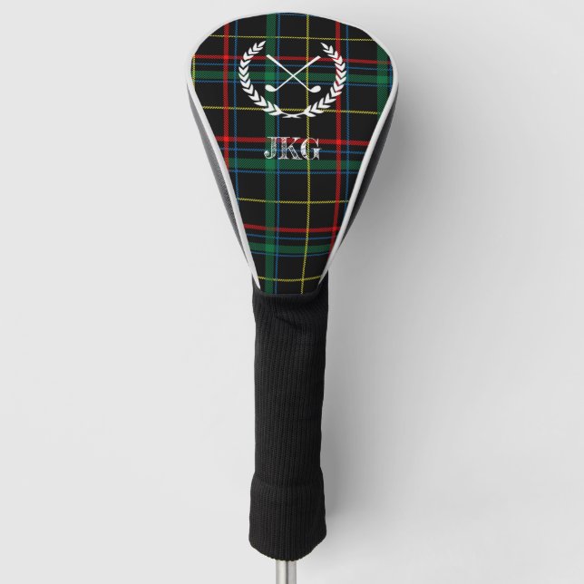 Mens Monogram Golf Clubs Laurel Wreath Green Karie Golf Headcover (Vorderseite)