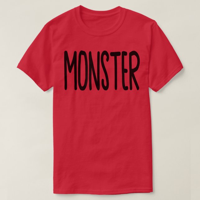 Mens MONSTER Gym Fitness Workout Bodybuilding Moti T-Shirt (Design vorne)