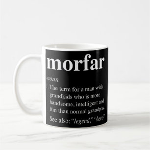 Mens Morfar Definition Funny Noun Grandpa definier Kaffeetasse