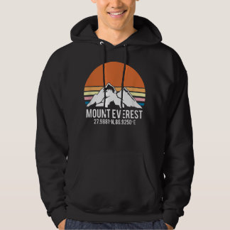 Mens Mount Everest-Geography Lover-Wandern 1510 Hoodie