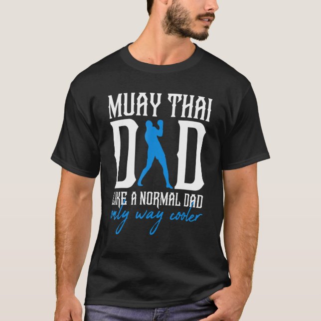 Mens Muay Thai Vater Mixed Martial Arts Muay Thai  T-Shirt (Vorderseite)
