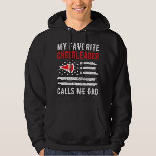 Mens My Favorite Cheerleader Ruft Mich Dad Cheerle Hoodie