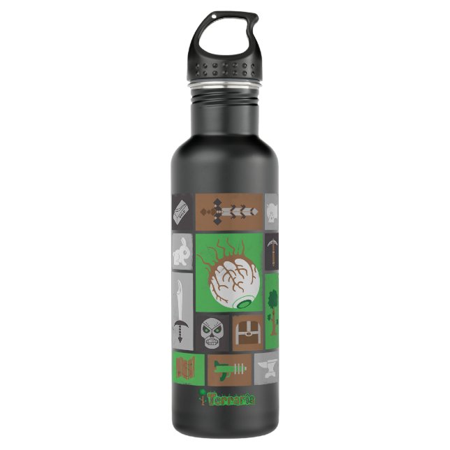 Mens My Favorite Terraria Gift For Birthday Edelstahlflasche (Vorderseite)