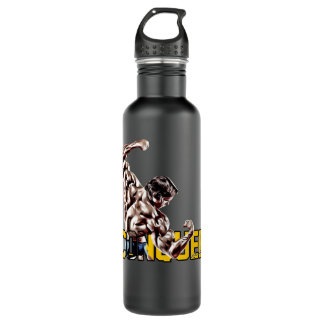 Mens My Lieblings Arnold Schwarzenegger Conquer Bl Edelstahlflasche