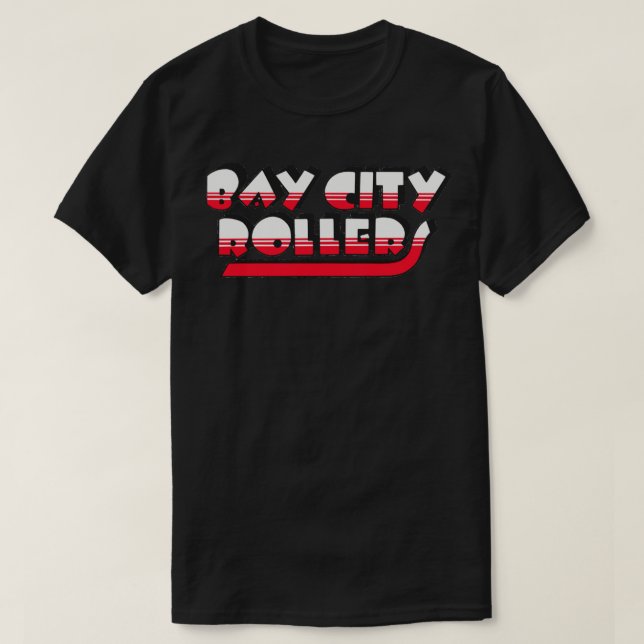 Mens My Lieblings Band Bay City Rollers Music Rock T-Shirt (Design vorne)
