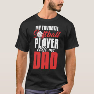 Mens My Lieblings-Software-Player nennt mich Vater T-Shirt