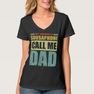 Mens My Lieblings-Sousaphone nennt mich Vater Vate T-Shirt