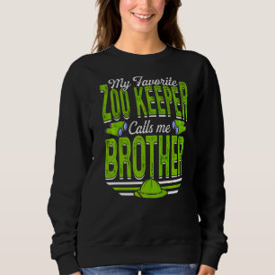 Mens My Lieblings Zoo Keeper nennt mich Bruder Tie Sweatshirt