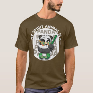 Mens My Spirit Animal ist ein Panda Funny Panda Lo T-Shirt