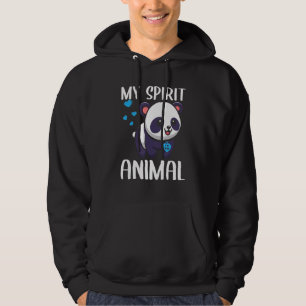 Mens My Spirit Animal Panda I Liebe Vater Hoodie
