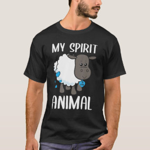 Mens My Spirit Animal Shee I Liebe Vater Heart Val T-Shirt